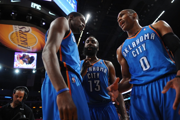  雷霆三少得分全部進(jìn)入歷史前20！他們是NBA歷史最大的如果嗎？