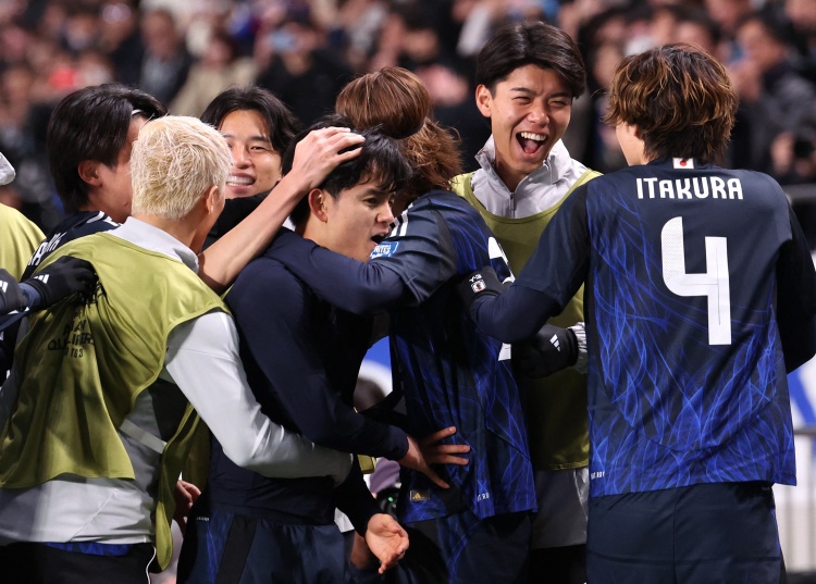  日本隊22名旅歐球員中15人來自五大聯(lián)賽，是22年3月出線時的兩倍